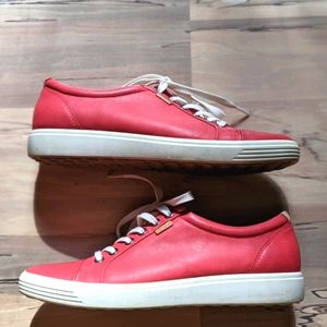 Ecco Red leather pumps women's 40 EU